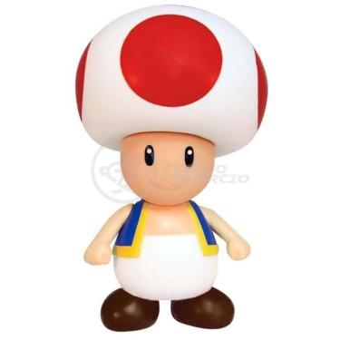 Imagem de Boneco Action Figure Cogumelo Toad Super Size 20Cm Mario