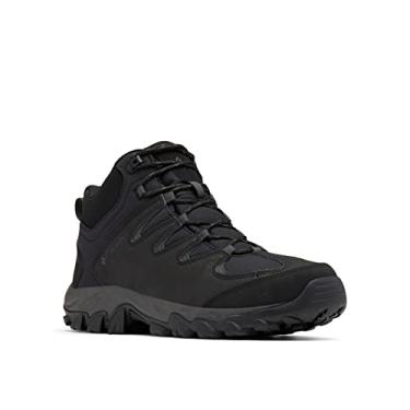 Imagem de Columbia Buxton Peak Mid II Tênis de caminhada masculino, Preto/Tubarão, 44