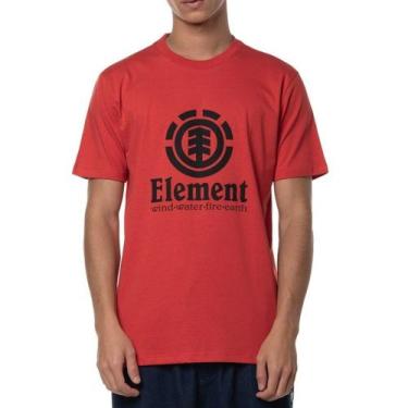 Imagem de Camiseta Element Vertical Color Vermelha