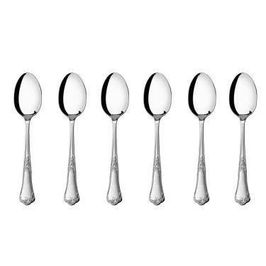Imagem de Kit 6 Colheres de Mesa Hercules Classic Aço Inox 493-001P