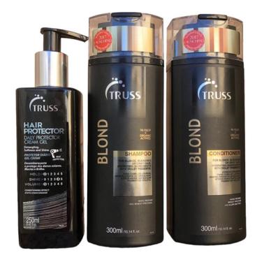 Imagem de  Truss Blond Shampoo Condicionador 300ml Hair Protector 250ml
