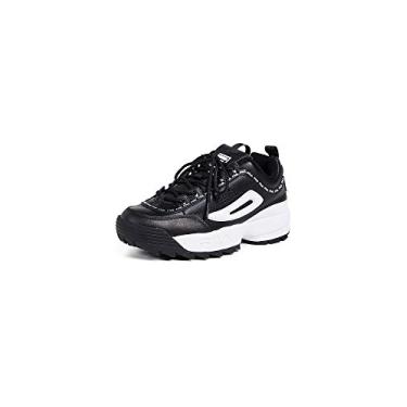 Imagem de Fila Tênis feminino Disruptor II Premium, Preto/branco, 40