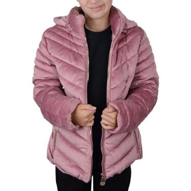 Imagem de Jaqueta Infantil Feminina Facinelli Pixe Love Peluciada Rosa - 840028-Feminino