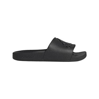 Imagem de adidas Sandália unissex Adilette Aqua Slide, Núcleo preto/núcleo preto, 13 Women/12 Men