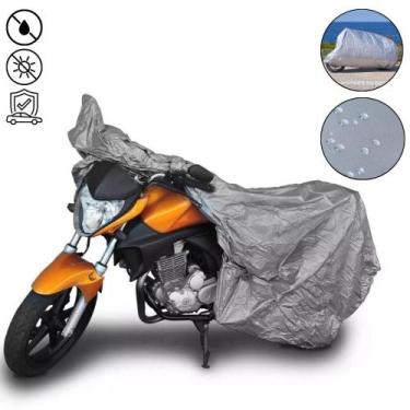 Imagem de Capa De Moto Impermeável Para Cobrir Proteção Sol Chuva Poeira Motocic