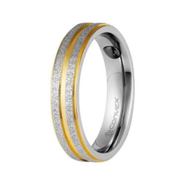 Imagem de Aliança de Namoro Magnet 5mm IPG com GTR - Convex, 33