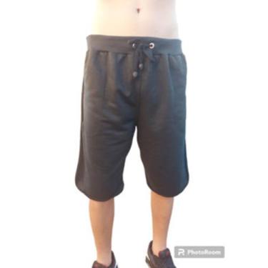 Imagem de bermuda adulto de moletom shorts calção academia treino - PHS ATACADO,