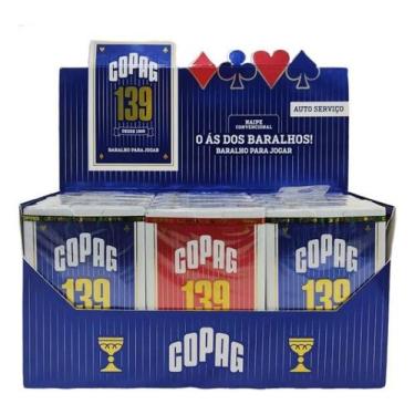 Imagem de Caixa com 12un Baralho Copag 139 Naipe Convencional