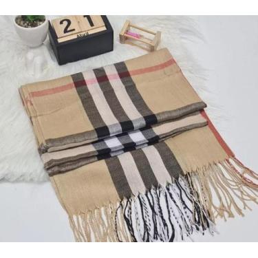 Imagem de Cachecol Lenço Pashminas Echarpe Femino/Unissex/ Masculino Para Frio I