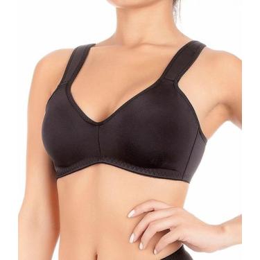 Imagem de Sutiã Plus Size Reforçado 111714 Alças Largas Soutien Duloren, Preto, 