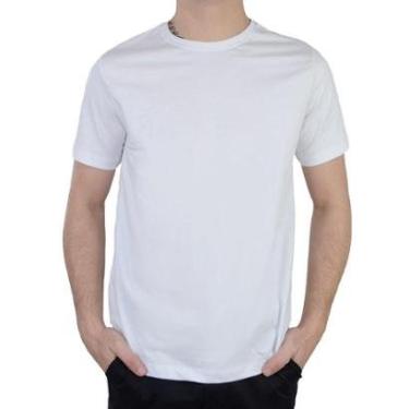 Imagem de Camiseta Masculina Voorth MC Malha Lisa Branca - 5607S-Masculino
