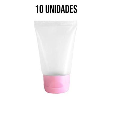 Imagem de Bisnaga para Álcool Gel 30ml - 10 Unidades - Extra Festas, Rosa