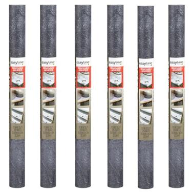 Imagem de Forro de prateleira adesivo para superfícies Duck EasyLiner, pedra-sabão, pacote com 6, 50,8 cm x 4,5 m (287751)