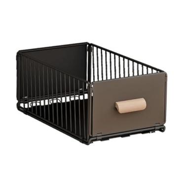 Imagem de Generic Organizador de armário deslizante, porta-tempero deslizante, organizador de cozinha e prateleira de armazenamento para despensa, armário deslizante, 40cm X 24cm X 17cm