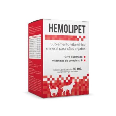 Imagem de Hemolipet 30ml Vitaminico Mineral Ferro e vitamina B - Avert