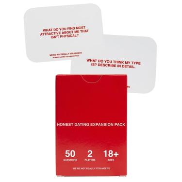 Imagem de Jogo de cartas NÃO SOMOS REALMENTE ESTRANHOS Honest Dating Expansion