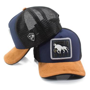 Imagem de Boné Trucker Telinha Ajustavel Linha Country Linha Premium Aba Veludo 