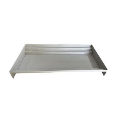 Imagem de Forma De Aço Fabricar Chapéu De Muro Escadinha Apoio 15x80cm - FLI Com