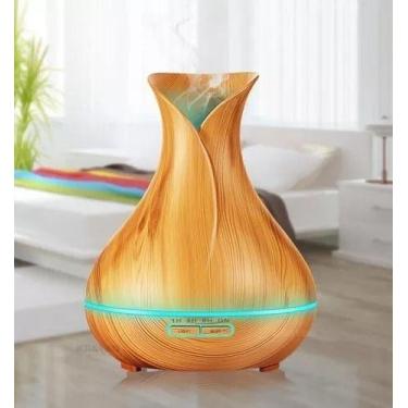 Imagem de Aromatizador Difusor Umidificador Ultrassonico 400ml Madeira - Mr Vend