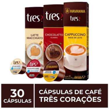 Imagem de 30 Cápsulas Três Corações, Bebida Cremosa