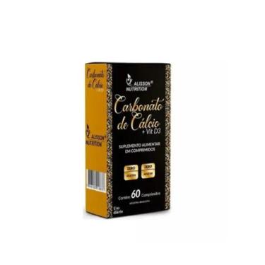 Imagem de Carbonato De Cálcio 500mg Vit D 60 Comp Alisson Nutrition