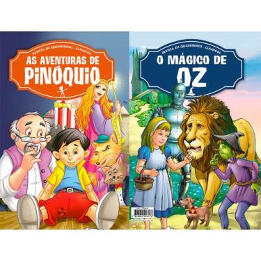 Imagem de Revista em Quadrinhos Clássicos Edição 04 - Mágico de Oz + Pinóquio - 