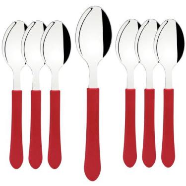 Imagem de Kit restaurante 60 colheres mesa inox leme tramontina