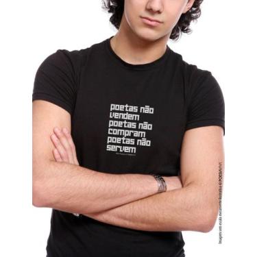 Imagem de Poetas não vendem - Elcio Fonseca - Poesia Viva, Branco, GG