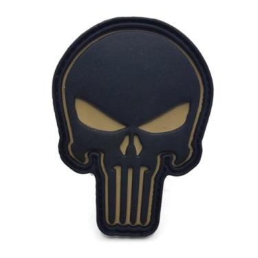 Imagem de Patches Emborrachados Em 3D-Justiceiro-Airsoft-Patches - PONTO MILITAR