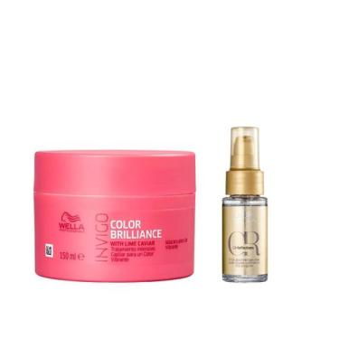 Imagem de Kit Brilliance Máscara 150ml e Oil Reflections 30ml Wella - Wella Prof