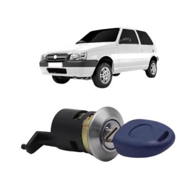 Imagem de Cilindro Miolo Chave Porta Uno 2 Portas 2004 Até 2013 + Par Chave - Ci