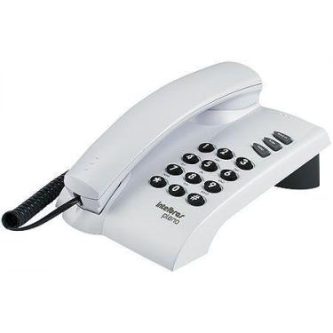 Imagem de Telefone Pleno C/ Fio Cinza Sem Chave 4080055 - INTELBRAS