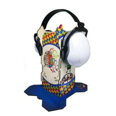 Imagem de Abafador Branco 26 db para autistas com Suporte Exclusivo Autismo - Te