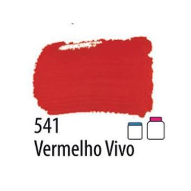 Imagem de Pva Tinta Fosca Para Artesanato Cores - ACRILEX, Vermelho vivo 37ml 54