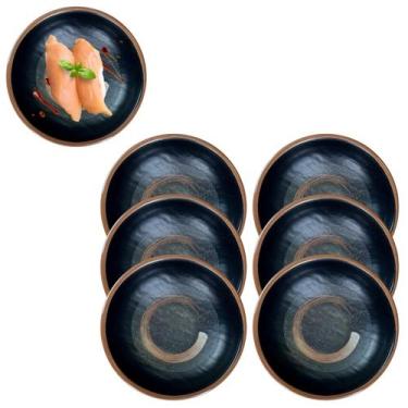 Imagem de 6 Tigelas Bowl Melamina 270ml Oriental Restaurante Japones - Bm36