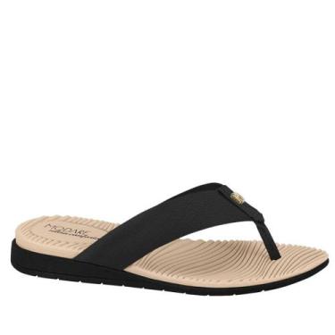 Imagem de Chinelo Feminino Modare Ultraconforto Casual Oferta 7113.354, Preto na