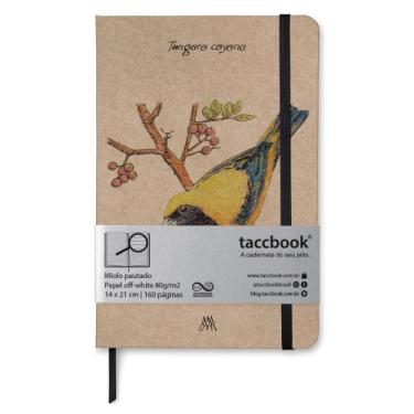 Imagem de Caderno Pautado taccbook Saíra Amarela 14x21 Ríg.