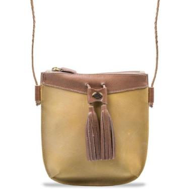 Imagem de Bolsinha Artlux Transversal com Franja, Mocassim
