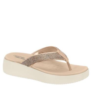 Imagem de Tamanco Feminino Flatform Conforto Estilo Brilho 7189.105 - Modare, Ou