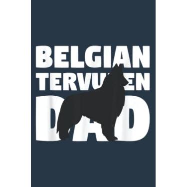 Imagem de Belgian Tervuren Dad Belgian Tervuren Father: Study Notebook, 6 x 9 inches, 120 pages