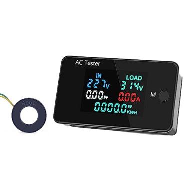 Imagem de Testador digital de tensão dupla AC 0-500V Voltímetro 0-100A Amperímetro Medidor de teste de energia elétrica profissional Eletricista Ferramentas de monitoramento de consumo