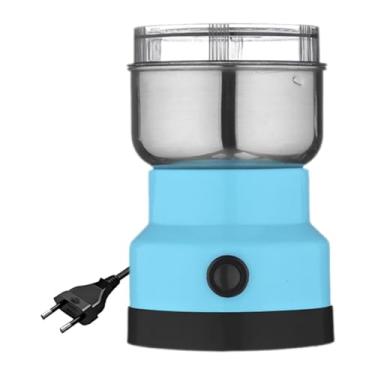 Imagem de Moedor multiuso elétrico, moedor de café elétrico dissipação de calor de aço inoxidável moinho de grãos secos mini moedor de café,