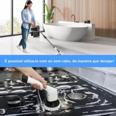 Imagem de Escova Eletrica Multiuso 9 em 1 Rotatorial