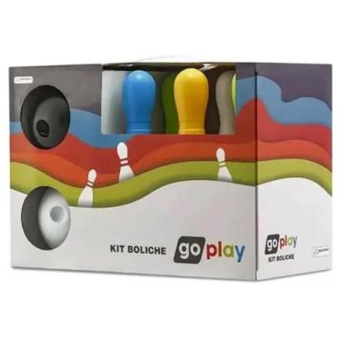 Imagem de Go play kit jogo de boliche com 6 pinos multilaser, UN