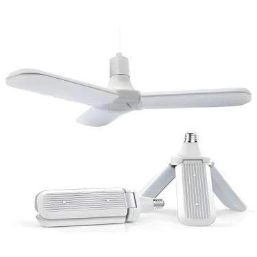Imagem de Lâmpada Led Pétala Dobrável Potente Luminária Branco 45w - Bonanza