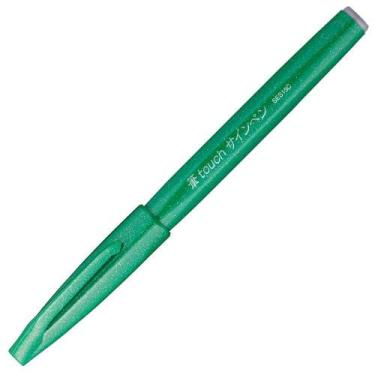 Imagem de Brush Sign Pen Verde - PENTEL