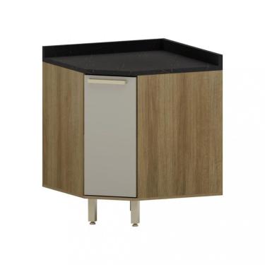 Imagem de Balcão Aéreo Diagonal 1 Porta 74cm Isis Luciane