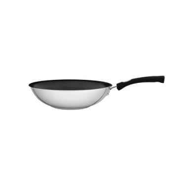 Imagem de Panela Wok Tramontina Inox Antiaderente Solar Silicone 28cm, 62138288