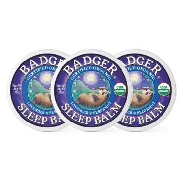 Imagem de Bálsamo para Dormir Badger Lavanda e Bergamota - 22ml (Pacote com 3)