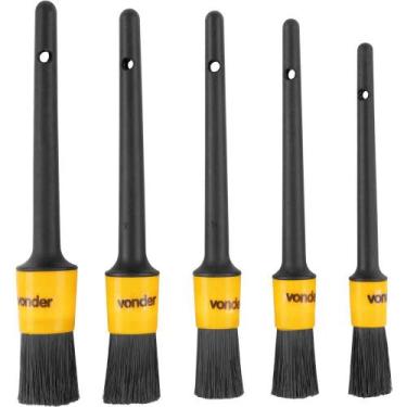 Imagem de Pincéis Para Detalhamento Auto Jogo Com 5PC Vonder